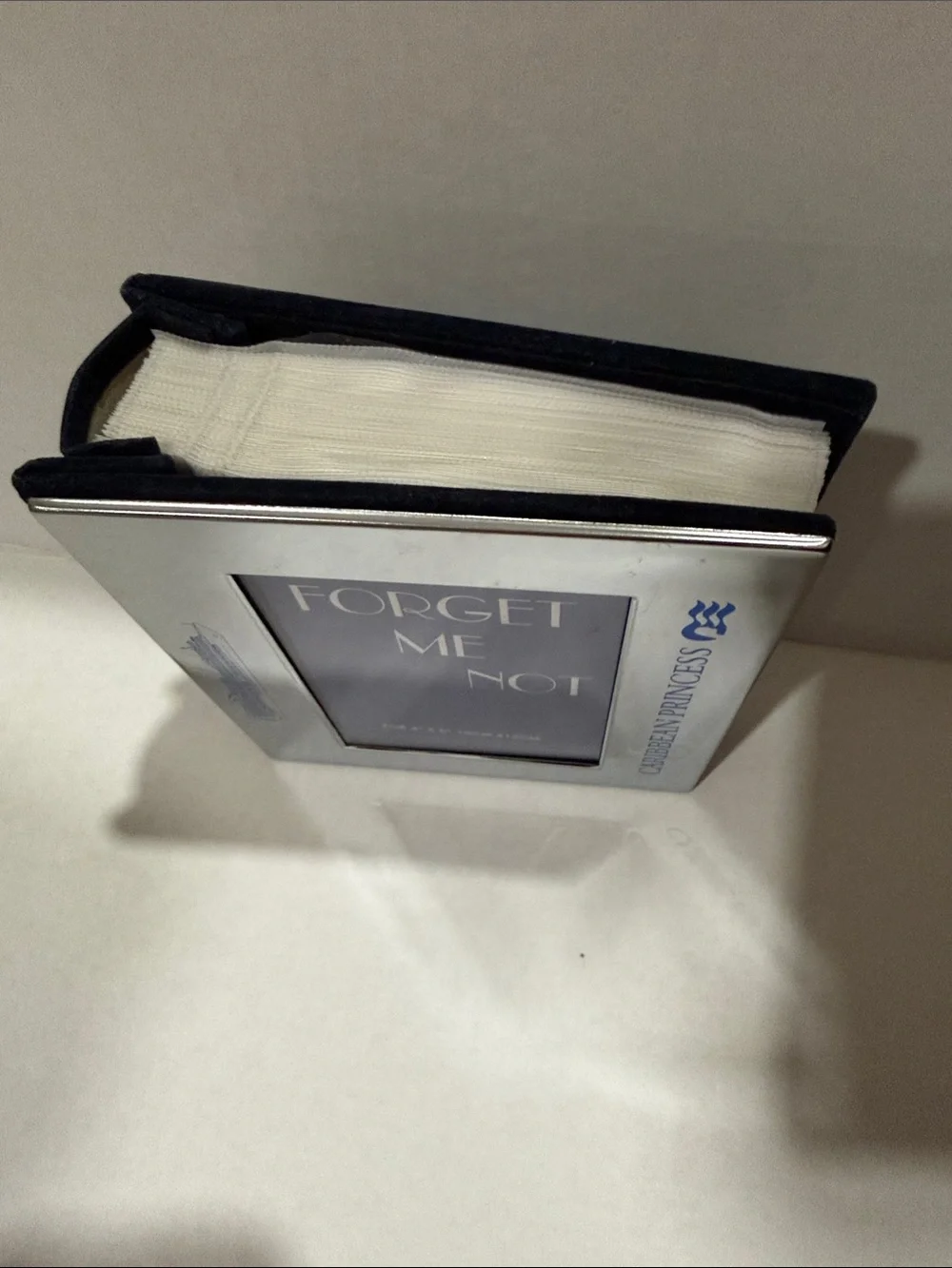Princess Cruise Silver Photo album 4X6 - 'Forget Me Not' -